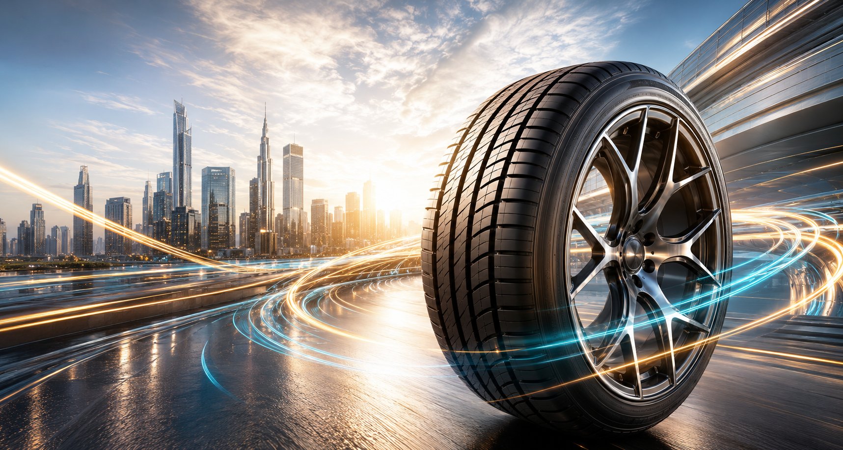 El Safwa Premium Radial Tire Performance Visual